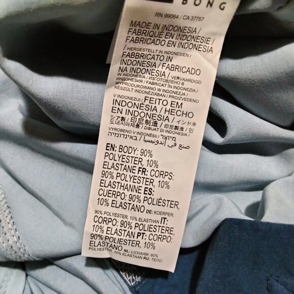 Billabong Pro Performanc Board Shorts Trunks Mens Size 30 Swim Surf Striped BLUE - Picture 5 of 7